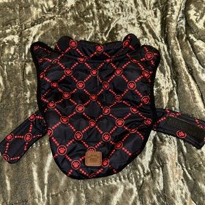 Black & Red Small Dog Vest